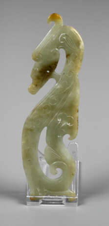 Jade ”Pai”, C-Drachen Einleger einer Gürtelschließe - photo 1