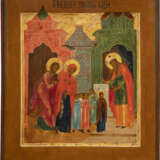 AN ICON SHOWING THE ENTRY OF THE VIRGIN INTO THE TEMPLE - photo 1