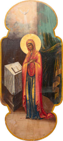 A LARGE ICON SHOWING THE MOTHER OF GOD FROM AN ANNUNCIATION - photo 1