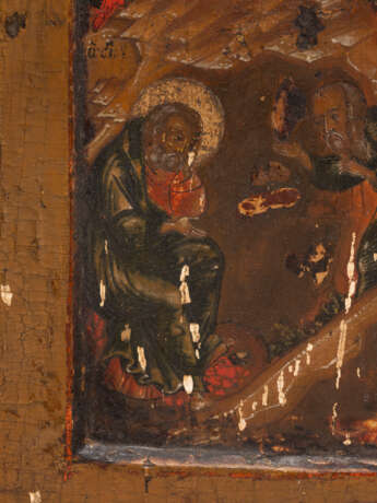 A FINE ICON SHOWING THE NATIVITY OF CHRIST - фото 5
