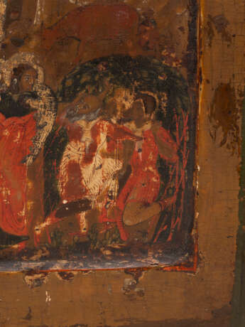 A FINE ICON SHOWING THE NATIVITY OF CHRIST - Foto 6