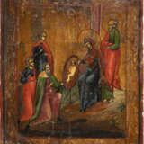 AN ICON SHOWING THE ADORATION OF THE MAGI - Foto 1