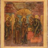 AN ICON SHOWING THE PRESENTATION OF CHRIST TO THE TEMPLE - photo 1