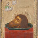 A SMALL ICON SHOWING THE HEAD OF ST. JOHN THE FORERUNNER - Foto 1