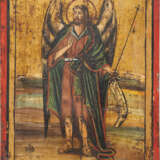 A DATED ICON SHOWING ST. JOHN THE FORERUNNER AS ANGEL OF THE DESERT - фото 1