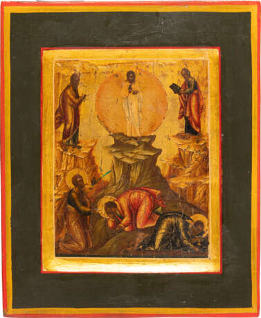 FIVE FRAGMENTS OF AN ICON SHOWING MAIN LITURGICAL FEASTS - photo 3