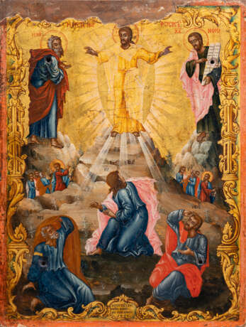 A FINE DATED ICON SHOWING THE TRANSFIGURATION OF CHRIST - photo 1