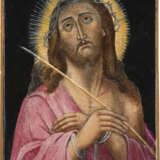 AN ICON SHOWING CHRIST CROWNED WITH THORNS - photo 1