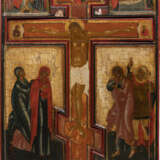 A LARGE STAUROTHEK ICON SHOWING THE CRUCIFIXION OF CHRIST - photo 1