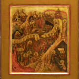 AN ICON SHOWING THE RESURRECTION OF CHRIST AND THE DESCENT INTO HELL - Foto 1