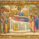 AN ICON SHOWING THE DORMITION OF THE MOTHER OF GOD AFTER THE ICON SHOWING THE ICON OF THE PECHERSKIY MONASTERY IN KIEV - photo 1