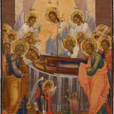 AN ICON SHOWING THE DORMITION OF THE MOTHER OF GOD - photo 1