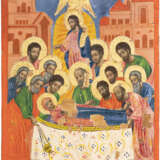 A LARGE DATED ICON SHOWING THE DORMITION OF THE MOTHER OF GOD - Foto 1
