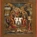AN ICON SHOWING THE OLD TESTAMENT TRINITY - photo 1