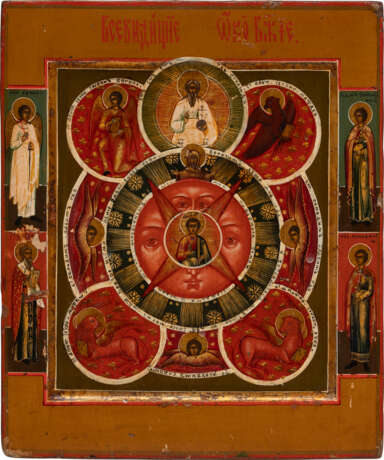 AN ICON SHOWING THE 'ALL-SEEING EYE OF GOD' - photo 1