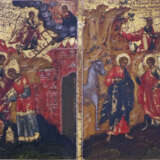 A VERY RARE AND LARGE ICON SHOWING THE ARCHANGEL MICHAEL WITH SCENES FROM HIS LIFE - photo 2