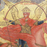 A LARGE ICON SHOWING THE ARCHANGEL MICHAEL AS HORSEMAN OF THE APOCALYPSE - photo 2