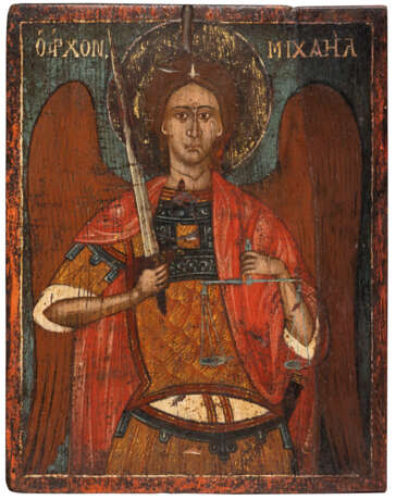 A SMALL ICON SHOWING THE ARCHANGEL MICHAEL - photo 1