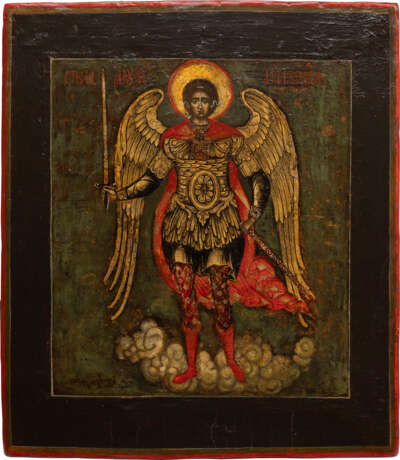 A DATED ICON SHOWING THE ARCHANGEL MICHAEL - фото 1