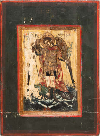 A SMALL ICON SHOWING THE ARCHANGEL MICHAEL - Foto 1
