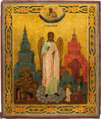 AN ICON SHOWING THE GUARDIAN ANGEL (ST. JOHN THE FORERUNNER)