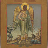 A VERY FINE ICON SHOWING THE GUARDIAN ANGEL - photo 1