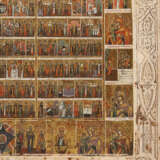 A VERY LARGE MENOLOGICAL ICON FOR THE WHOLE YEAR WITH 31 IMAGES OF THE MOTHER OF GOD - Foto 5