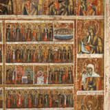 A VERY LARGE MENOLOGICAL ICON FOR THE WHOLE YEAR WITH 31 IMAGES OF THE MOTHER OF GOD - Foto 6