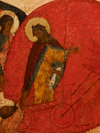 A VERY FINE ICON SHOWING THE ASCENT OF PROPHET ELIJAH - photo 4
