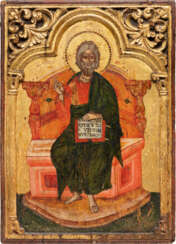 A LARGE AND FINE ICON SHOWING ST. ANDREW THE APOSTLE