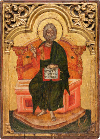 A LARGE AND FINE ICON SHOWING ST. ANDREW THE APOSTLE - фото 1