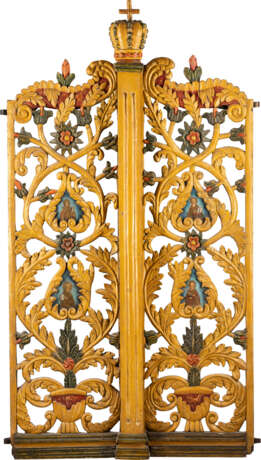 A PAIR OF ROYAL DOORS FROM A CHURCH ICONOSTASIS - фото 1