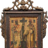 AN ICON SHOWING ST. CONSTANTINE AND HELENA - Foto 1