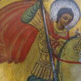 A MELKITE ICON SHOWING ST. GEORGE KILLING THE DRAGON - фото 2