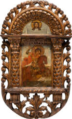 A LARGE ICON SHOWING ST. DEMETRIUS OF THESSALONIKI