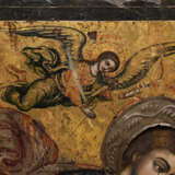 A LARGE AND VERY FINE SIGNED ICON SHOWING ST. GEORGE KILLING THE DRAGON - photo 6