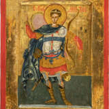 AN ICON SHOWING ST. DEMETRIUS OF THESSALONIKI - фото 1