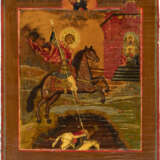 AN ICON SHOWING ST. DEMETRIUS OF THESSALONIKI - photo 1