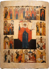 A MONUMENTAL VITA ICON OF ST. PARASKEVA