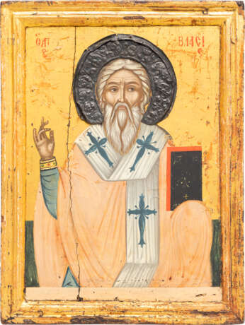 A LARGE ICON SHOWING ST. BLAISE - фото 2