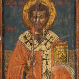 TWO SMALL ICONS SHOWING ST. ELEUTHERIOS AND THE EVANGELIST ST. LUKE - Foto 3