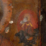 AN ICON SHOWING ST. NICHOLAS OF MYRA WITH OKLAD FROM THE PROPERTY OF THE STATE HISTORICAL MUSEUM - фото 12