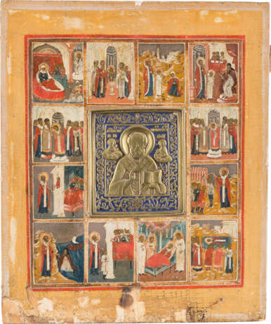 A FINE VITA ICON OF ST. NICHOLAS OF MYRA - photo 1