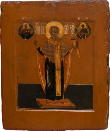 AN ICON SHOWING ST. NICHOLAS OF ZARAYSK - фото 1