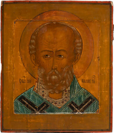 AN ICON SHOWING ST. NICHOLAS OF MYRA - photo 1