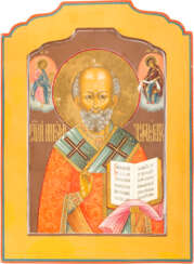 AN ICON SHOWING ST. NICHOLAS OF MYRA