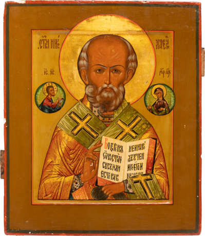 AN ICON SHOWING ST. NICHOLAS OF MYRA - photo 1