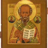 AN ICON SHOWING ST. NICHOLAS OF MYRA - photo 1