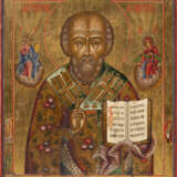 A VERY LARGE ICON SHOWING ST. NICHOLAS OF MYRA - Foto 1