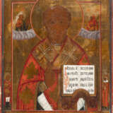 AN ICON SHOWING ST. NICHOLAS OF MYRA - Foto 1